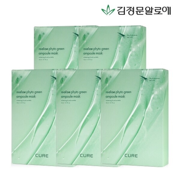 김정문알로에 김정문알로에 큐어 피토 앰플 마스크팩 시즌5 (50매)